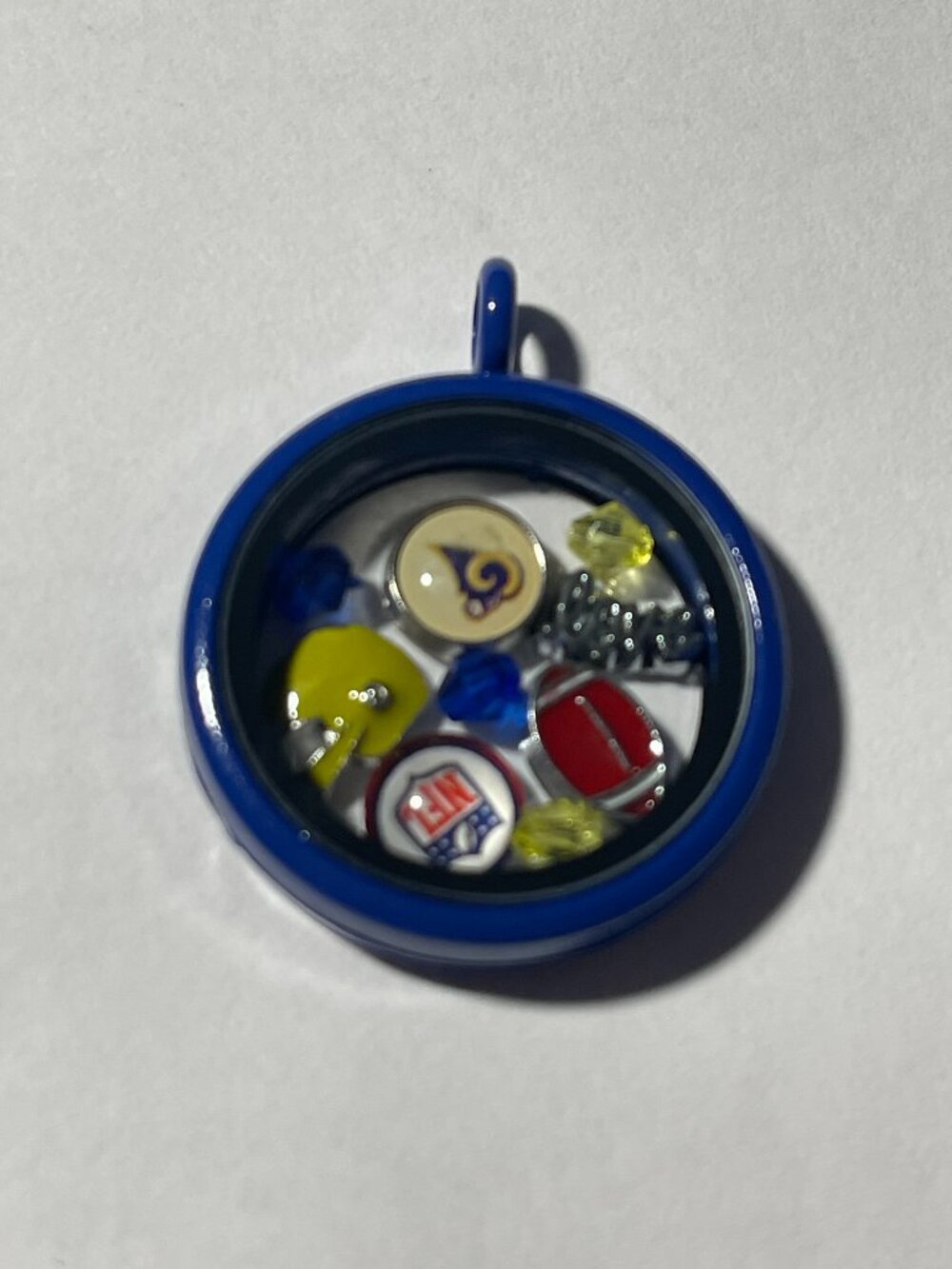 Los Angeles Rams NFL Memory Charm Locket w/ 22 IN chain NEW